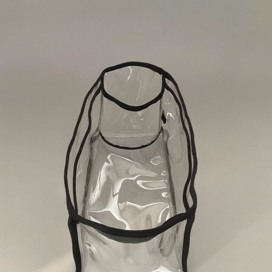 Transparent See-Through Bag Organizer with Fabric Trims Compatible with Goy. St.Louis Bags