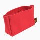 Di.or Mini Book Tote Suedette Basic Style Leather Handbag Organizer Liner (Red) (More Colors Available)