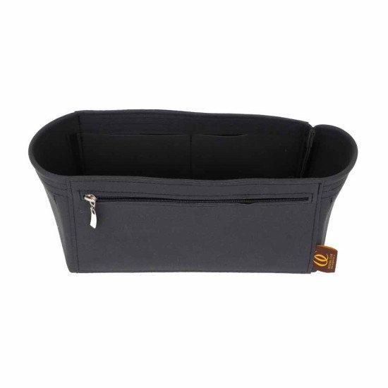 Birkin 30/35/40 Suedette Double-Zip Style Leather Handbag Organizer (Black) (More Colors Available)