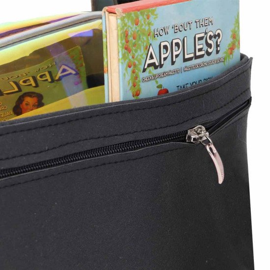 Birkin 30/35/40 Suedette Double-Zip Style Leather Handbag Organizer (Black) (More Colors Available)