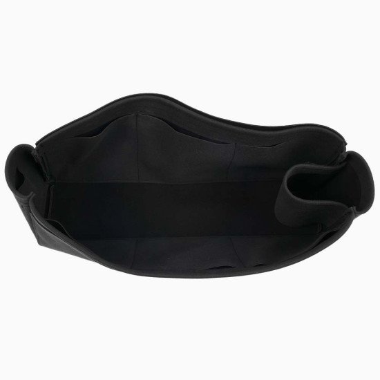 Day Market Tote Suedette Singular Style Leather Handbag Organizer (Black) (More Colors Available)