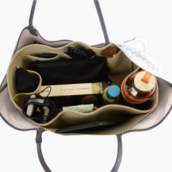 St Louis GM and Anjou GM Suedette Regular Style Leather Handbag Organizer (Beige) (More Colors Available)