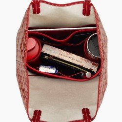 St. Louis PM and Anjou PM Suedette Regular Style Leather Handbag Organizer (Red) (More Colors Available)