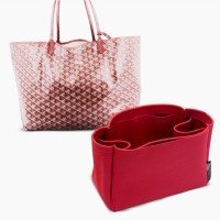 Suedette Regular Style Leather Handbag Organizer for Louis Vuitton Grenelle  Tote