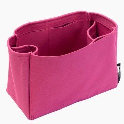 Grenelle Tote MM Suedette Regular Style Leather Handbag Organizer (Fuchsia) (More Colors Available)
