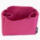 Grenelle Tote MM Suedette Regular Style Leather Handbag Organizer (Fuchsia) (More Colors Available)