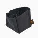 Lockme Bucket Suedette Singular Style Leather Handbag Organizer (Black) (More Colors Available)