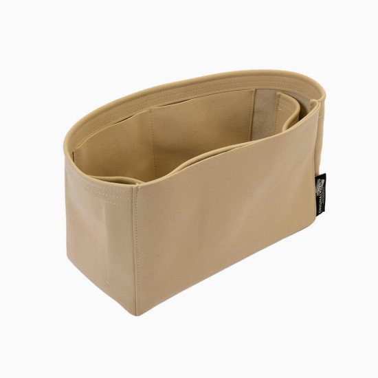 Neverfull PM / MM / GM  Suedette Regular Style Leather Handbag Organizer (Beige) (More Colors Available)
