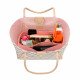 Propriano Tote Bag Suedette Regular Style Leather Handbag Organizer (Rose Pink) (More Colors Available)