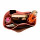 Propriano Tote Bag Suedette Regular Style Leather Handbag Organizer (Rose Pink) (More Colors Available)