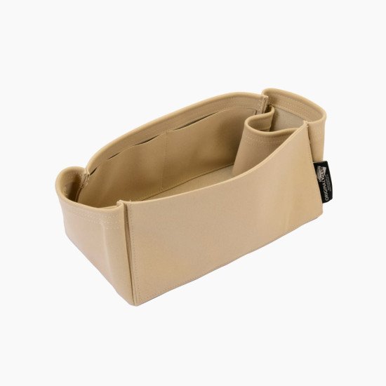 Speedy 25 / 30 / 35 / 40 Suedette Regular Style Leather Handbag Organizer (Beige) (More Colors Available)
