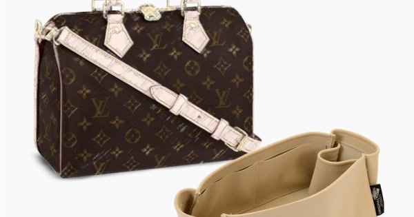 Bag and Purse Organizer with Singular Style for Louis Vuitton Speedy 25,  30, 35 and 40