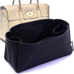 Bayswater Suedette Regular Style Leather Handbag Organizer (Black) (More Colors Available) Bayswater Suedette Regular Style Leather Handbag Organizer (Black) (More Colors Available)