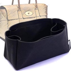 Bayswater Suedette Regular Style Leather Handbag Organizer (Black) (More Colors Available) Bayswater Suedette Regular Style Leather Handbag Organizer (Black) (More Colors Available)