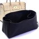 Bayswater Suedette Regular Style Leather Handbag Organizer (Black) (More Colors Available)