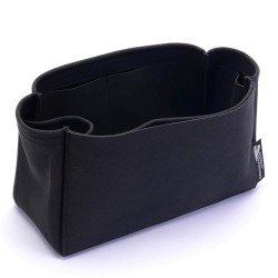 Birkin 25/30/35/40 Suedette Singular Style Leather Handbag Organizer (Black) (More Colors Available)