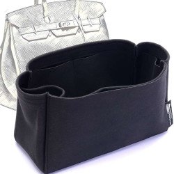 Birkin 25/30/35/40 Suedette Singular Style Leather Handbag Organizer (Black) (More Colors Available) Birkin 25/30/35/40 Suedette Singular Style Leather Handbag Organizer (Black) (More Colors Available)