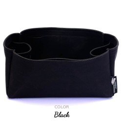 Bayswater Suedette Regular Style Leather Handbag Organizer (Black) (More Colors Available)