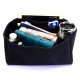 Bayswater Suedette Regular Style Leather Handbag Organizer (Black) (More Colors Available)