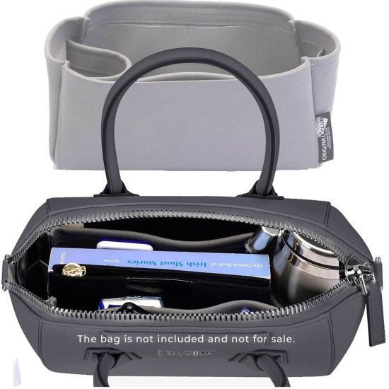 Givenchy Mini / Small / Medium Antigona Suedette Singular Style Leather Handbag Organizer (Dark Gray) (More Colors Available)