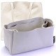 Cuyana Leather Tote Bags Suedette Regular Style Leather Handbag Organizer (Pearl White) (More Colors Available)