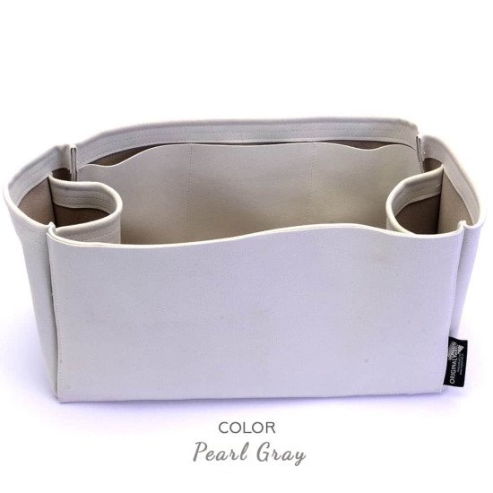 Neverfull PM / MM / GM Suedette Regular Style Leather Handbag Organizer (Pearl White) (More Colors Available)