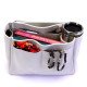Easy Shopping Tote Suedette Singular Style Leather Handbag Organizer (Pearl White) (More Colors Available)