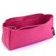 Graceful PM / MM Suedette Singular Style Leather Handbag Organizer (Fuchsia) (More Colors Available)