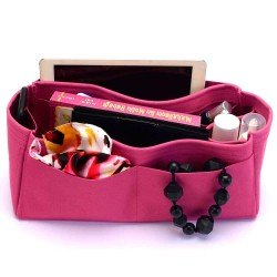 Custom Size Suedette Leather Singular Style Bag and Purse Organizer