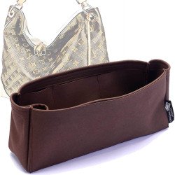 Berri PM / MM Suedette Singular Style Leather Handbag Organizer (Mahogany) (More Colors Available)