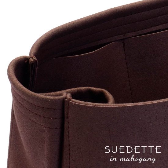 Iena MM Suedette Singular Style Leather Handbag Organizer (Mahogany) (More Colors Available) Iena MM Suedette Singular Style Leather Handbag Organizer (Mahogany) (More Colors Available)