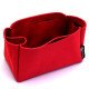 Speedy 25 / 30 / 35 / 40 Suedette Singular Style Leather Handbag Organizer (Red) (More Colors Available)