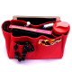 Tournelle PM / MM Suedette Singular Style Leather Handbag Organizer (Red) (More Colors Available)
