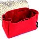 Speedy 25 / 30 / 35 / 40 Suedette Singular Style Leather Handbag Organizer (Red) (More Colors Available)
