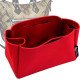 Tournelle PM / MM Suedette Singular Style Leather Handbag Organizer (Red) (More Colors Available)