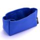 Small Zipped Bayswater Tote Suedette Singular Style Leather Handbag Organizer (Royal Blue) (More Colors Available) 