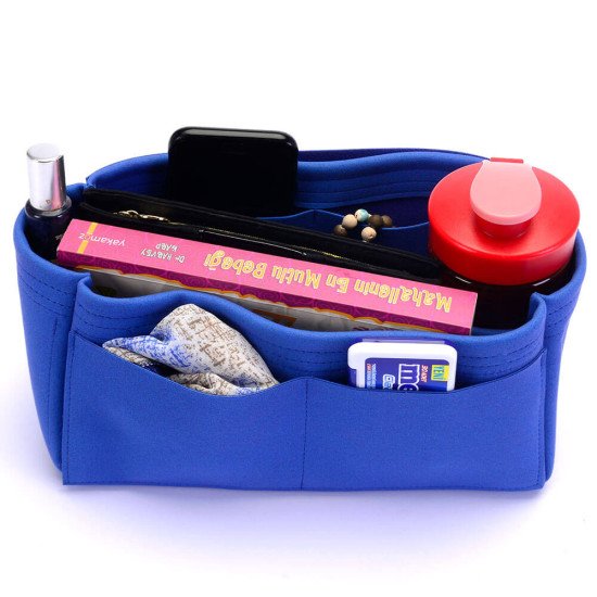 Purse Organizer Insert, Satin Bag organizer with zipper, Handbag