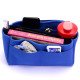 Small Zipped Bayswater Tote Suedette Singular Style Leather Handbag Organizer (Royal Blue) (More Colors Available) 