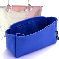 Longchamp Le Pliage Suedette Singular Style Leather Handbag Organizer (Royal Blue) (More Colors Available) Longchamp Le Pliage Suedette Singular Style Leather Handbag Organizer (Royal Blue) (More Colors Available)