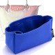 Longchamp Le Pliage Suedette Singular Style Leather Handbag Organizer (Royal Blue) (More Colors Available)