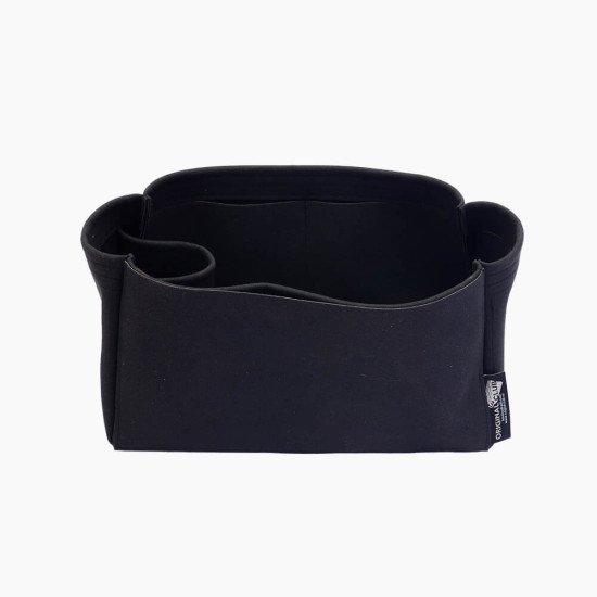 Willow (Mulberry) Suedette Singular Style Leather Handbag Organizer Liner (Black) (More Colors Available)