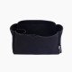 Alexa (Mulberry) Suedette Singular Style Leather Handbag Organizer Liner (Black) (More Colors Available)