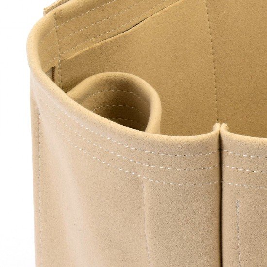 Custom Size Suedette Leather Interior Zipped Pocket Style Bag and Purse Organizer Custom Size Suedette Leather Interior Zipped Pocket Style Bag and Purse Organizer