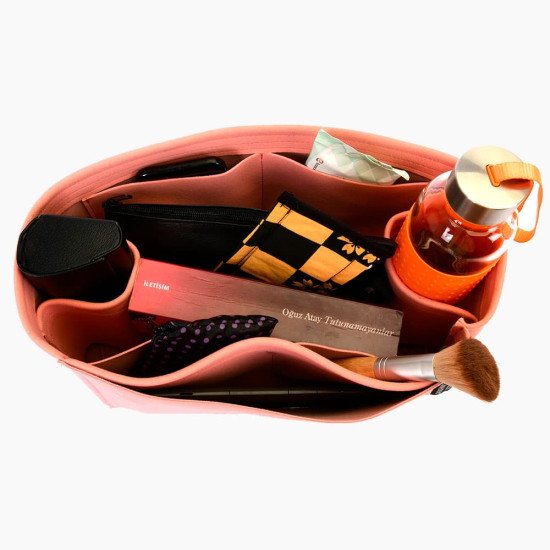 Neverfull PM / MM / GM  Suedette Regular Style Handbag Organizer (Rose Pink) (More Colors) Neverfull PM / MM / GM  Suedette Regular Style Handbag Organizer (Rose Pink) (More Colors)