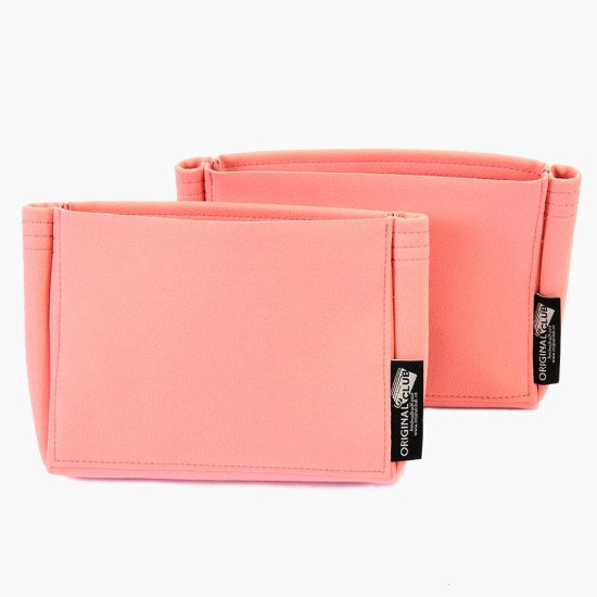 NeoNoe Suedette Leather Basic Style Set of 2 Handbag Organizers in Rose Pink (More Colors) NeoNoe Suedette Leather Basic Style Set of 2 Handbag Organizers in Rose Pink (More Colors)