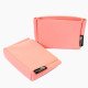 NeoNoe Suedette Leather Basic Style Set of 2 Handbag Organizers in Rose Pink (More Colors)