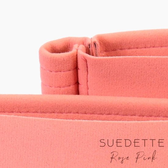 NeoNoe Suedette Leather Basic Style Set of 2 Handbag Organizers in Rose Pink (More Colors) NeoNoe Suedette Leather Basic Style Set of 2 Handbag Organizers in Rose Pink (More Colors)