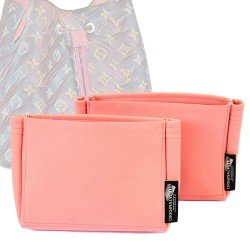 NeoNoe Suedette Leather Basic Style Set of 2 Handbag Organizers in Rose Pink (More Colors) NeoNoe Suedette Leather Basic Style Set of 2 Handbag Organizers in Rose Pink (More Colors)