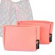 NeoNoe Suedette Leather Basic Style Set of 2 Handbag Organizers in Rose Pink (More Colors)