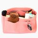 Neverfull PM / MM / GM  Suedette Singular Style Leather Handbag Organizer (Rose Pink) (More Colors Available)